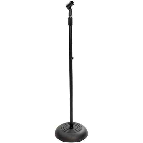 Photos - Microphone Stand Pyle PMKS5 Compact Base Black  